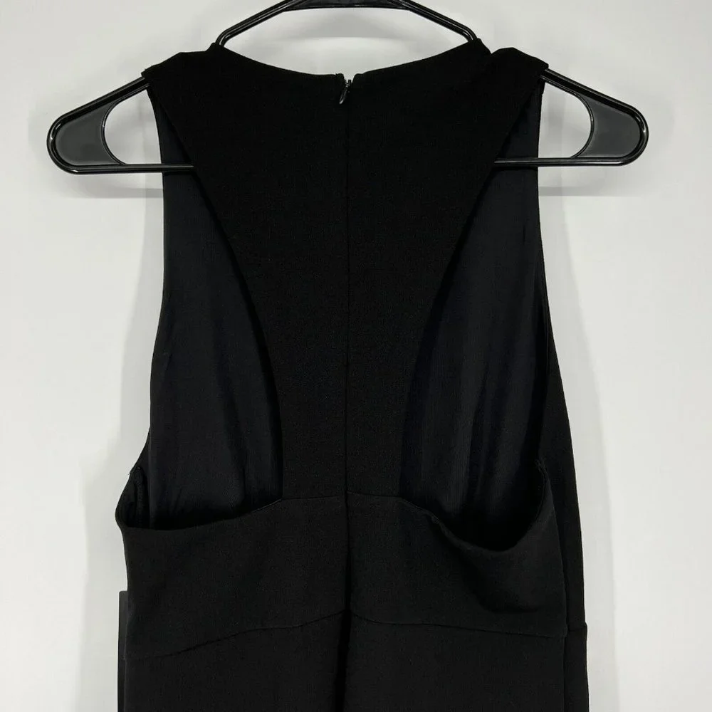 Lulus Dress Black Racerback Pleated Sleeveless Cocktail NWT - Picture 9 of 12